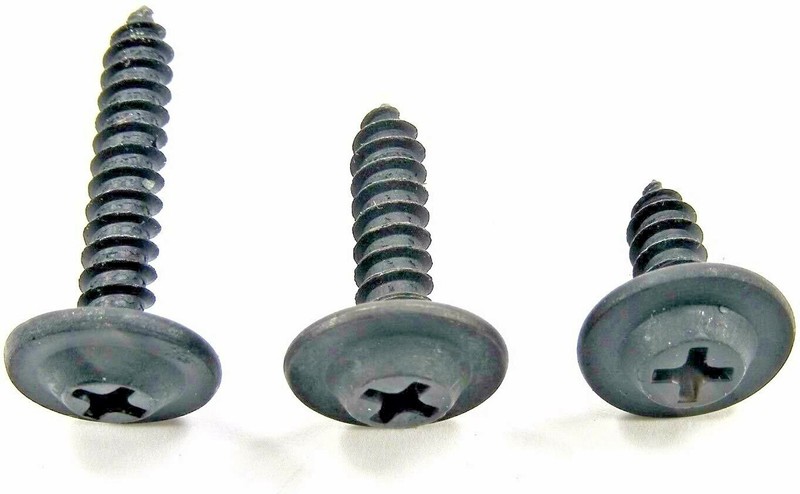 #10 Phillips Flat Top Black Screws 1/2″ to 1″ Qty-75 (970-1937-1939) #2060BB