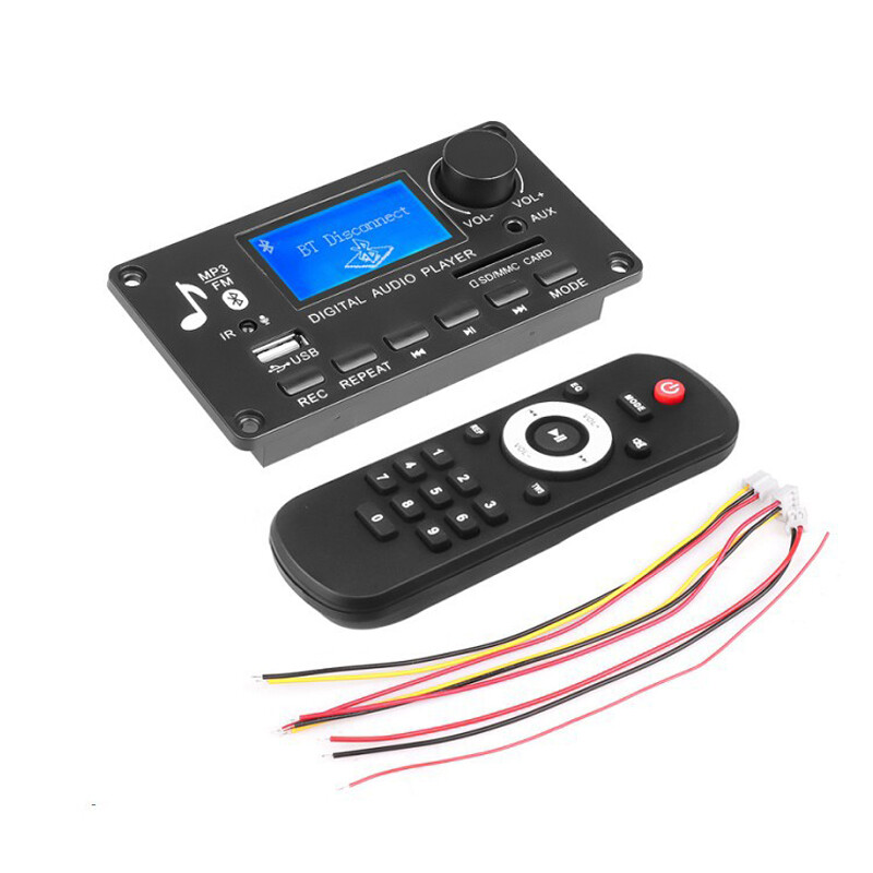 Car LCD Screen Amplifier Bluetooth Module Audio MP3 Decoder Board USB TF