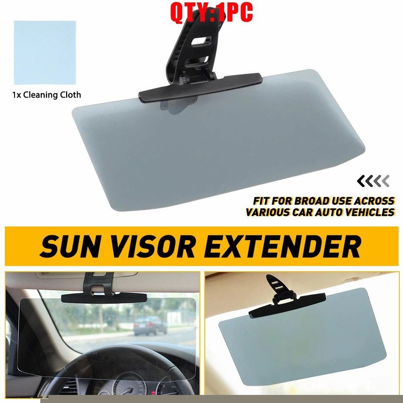 HD Sun Visor Extension CarAnti Glare Driving Tac Visor Universal Day Night 1-5X