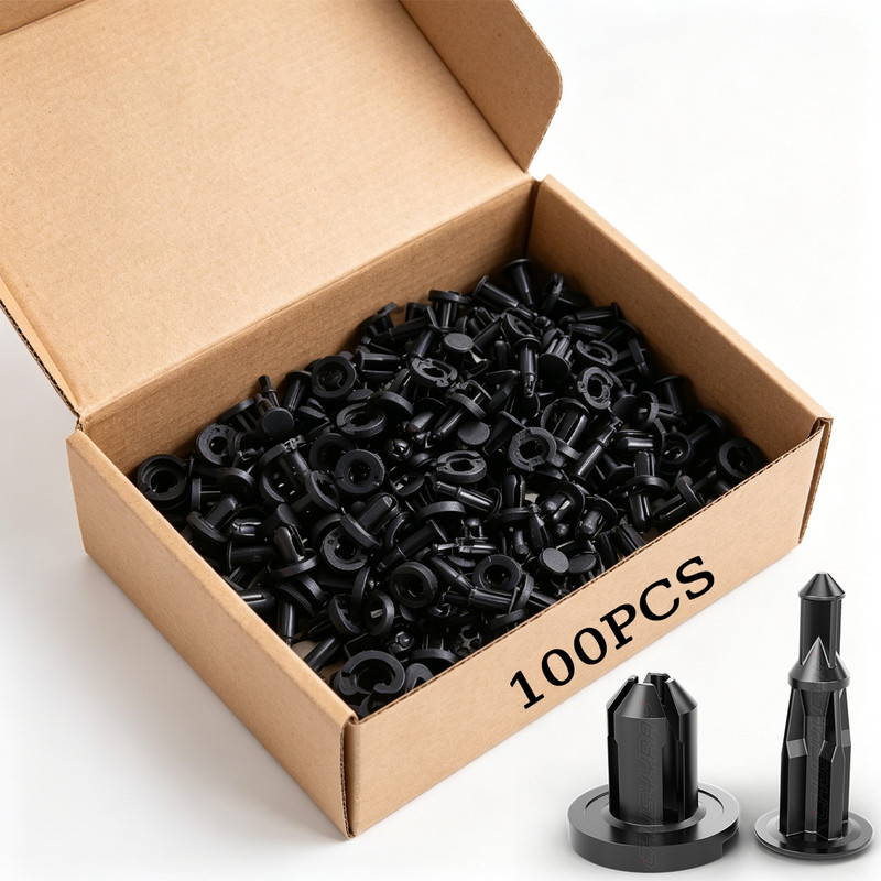 100Pcs Bumper Hood Fender Splash Shield Retainer Clips Fastener 6Size