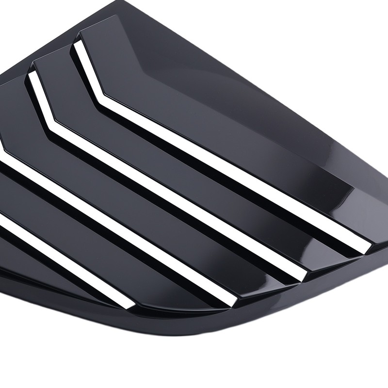 Side Window Louvers ABS Privacy Panel for Honda CR-V 2023-2024 Gloss Black gallery