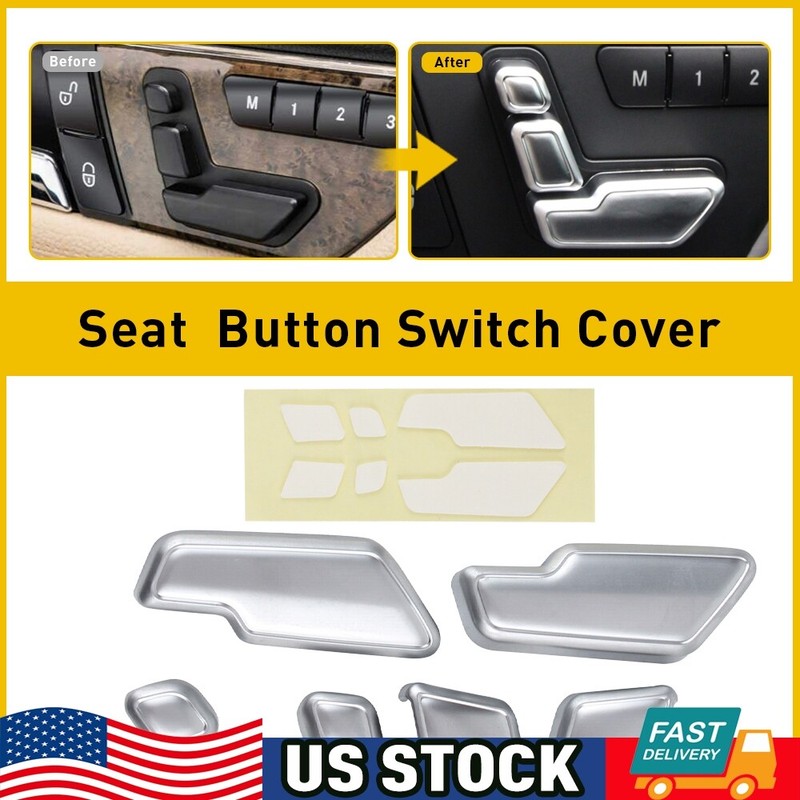 Door Seat Adjust Button Switch Cover Trim For Mercedes Benz A B C E GLA CLA W212