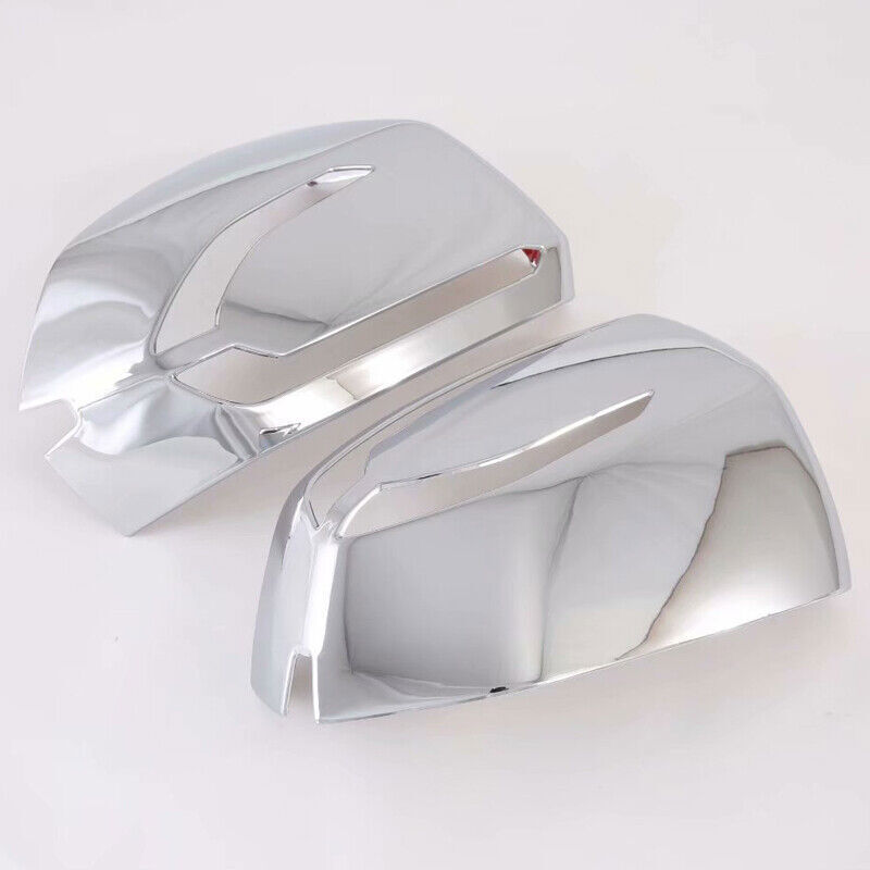 L&R ABS Chrome Rearview Side Mirror Cover Trim For 2020-2024 Hyundai Palisade gallery