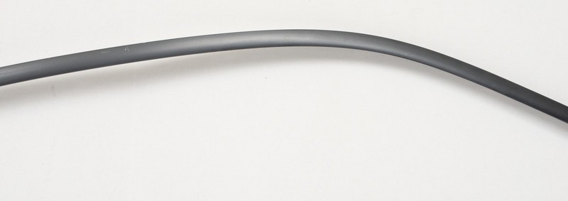 Genuine BMW E38 Door ext trim. Top metal curved strip. Passenger. Rear gallery