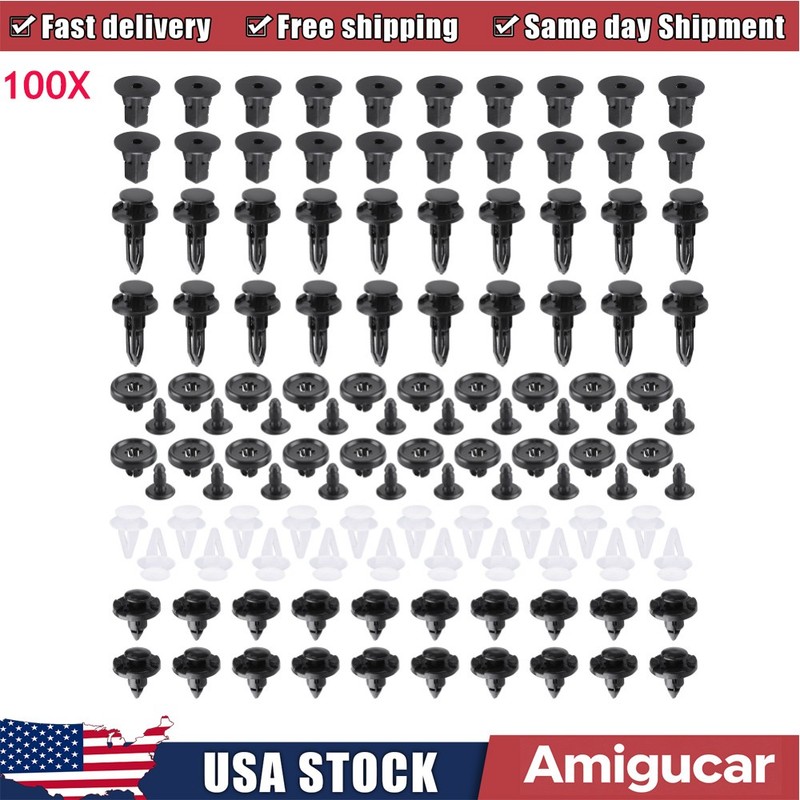 100X Bumper Fender Liner Fastener Retainer Clips For Toyota Lexus 90467-A0005 gallery