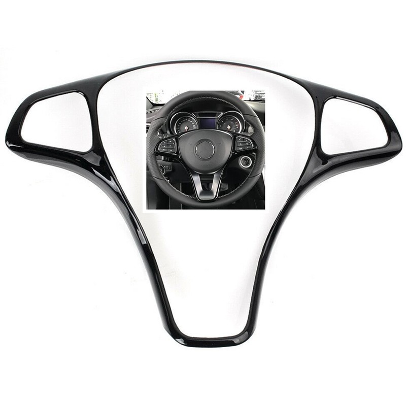 Type Steering Wheel Cover Trim For Benz C-Class W205 2014 2015-2017 GLC-Class G