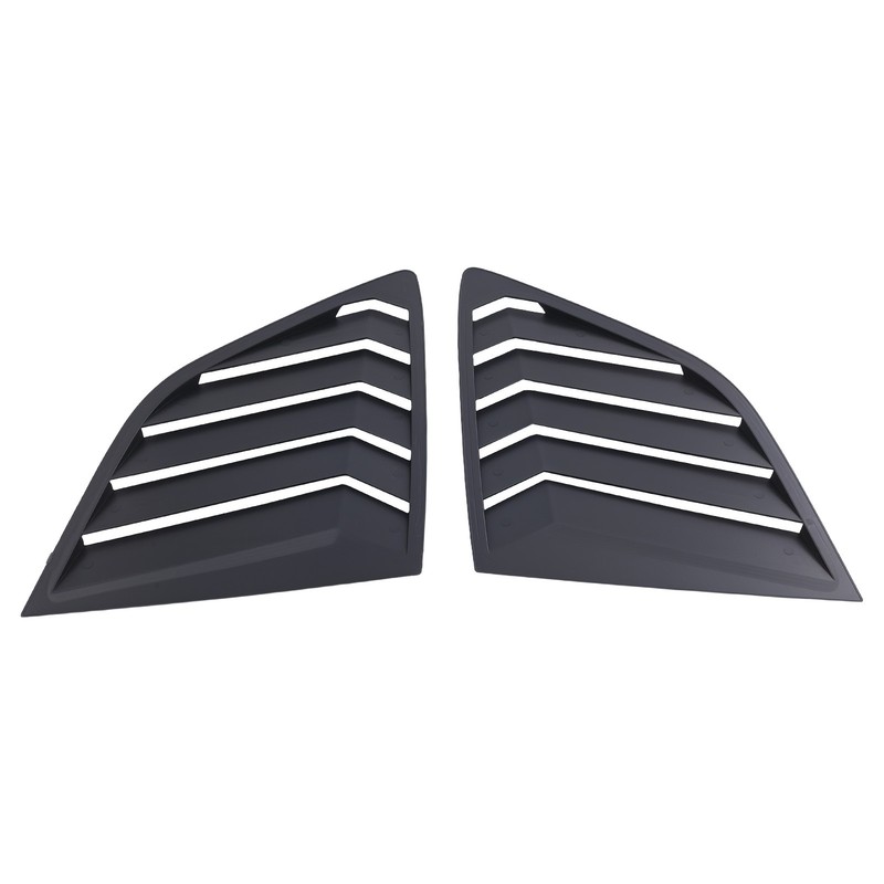 Side Window Louvers ABS Privacy Panel for Honda CR-V 2023-2024 Gloss Black gallery