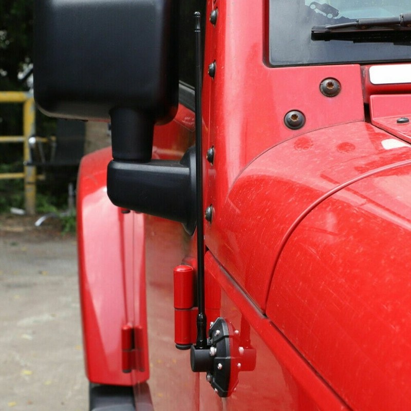 Black Base Antenna Cover For Jeep Wrangler JK JL JT 07-21 Car Auto Accessories gallery