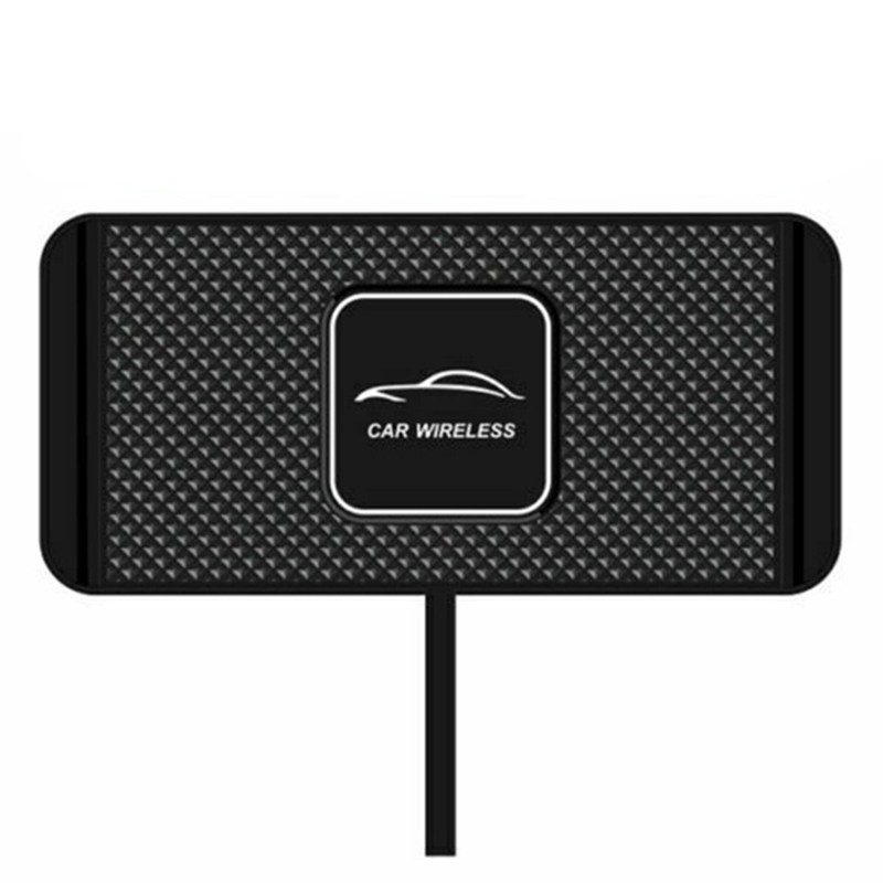 Car Wireless Charger Pad Fast Charging Mat Non-slip For Apple iPhone X R Samsung