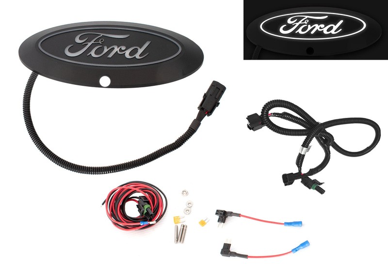 2024-2026 F150 w Camera XLT Grille Light Up LED Emblem Fits Reflector Headlights