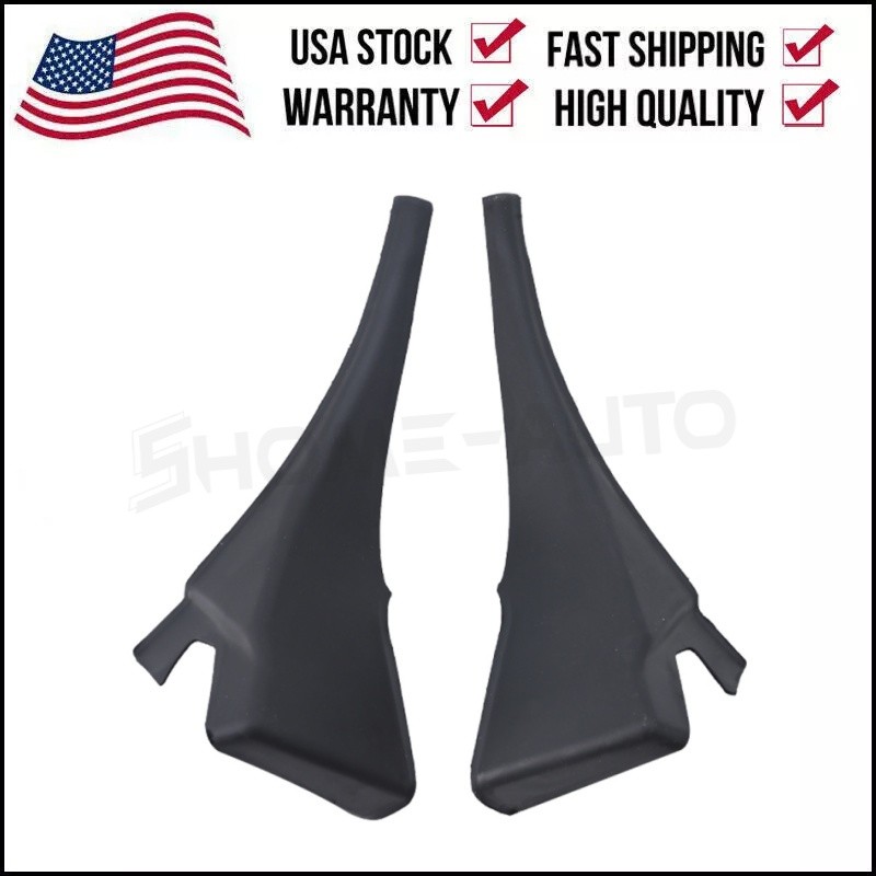 2x Windshield Wiper Cowl Side End Panel Trim Pair For Chevrolet Colorado 2015-20