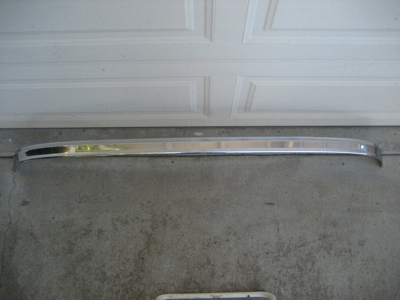 1958 BUICK REAR WINDOW UPPER TRIM MOLDING-4 DOOR HARDTOP SUPER RIVIERA MODEL