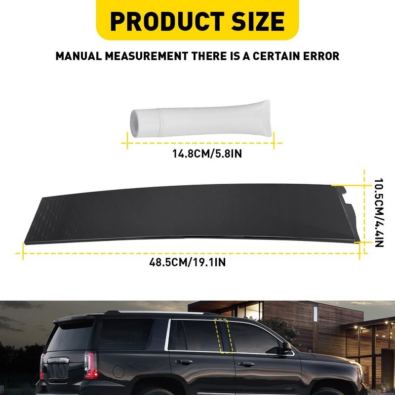 For 15-18 Cadillac Escalade Chevrolet Tahoe Door Applique B Pillar Molding Trim gallery