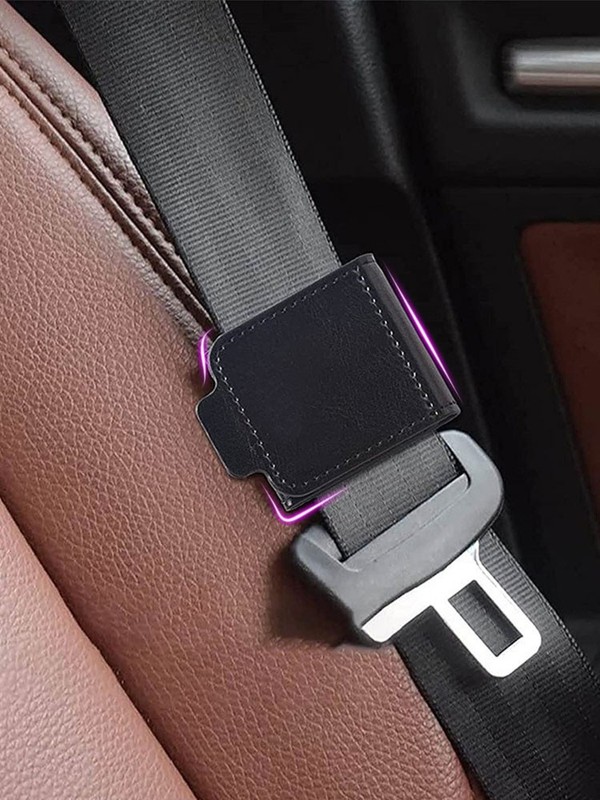 4pcs Car Interior Accessories Automotive Seat Belt Buckle Fixed Limiter Holder gallery