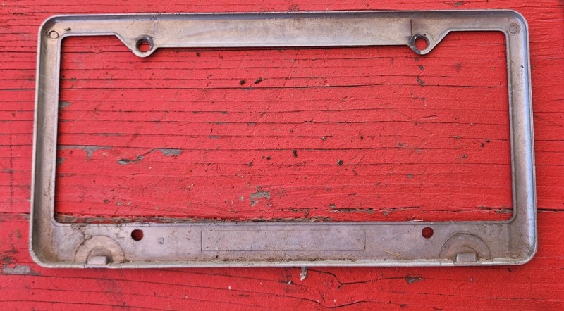 Vintage Dublin Crown Chevrolet Dealership Metal License Plate Frame gallery