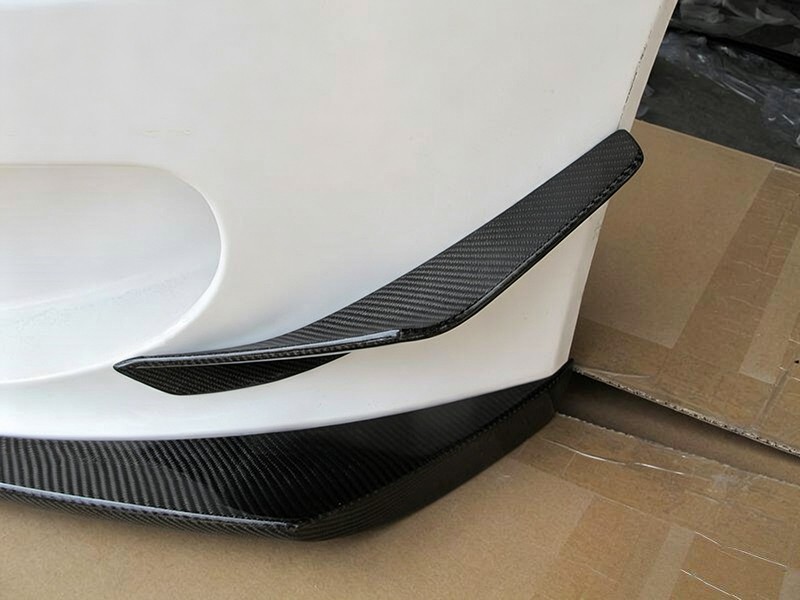 For 99-09 S2000 AP1 AP2 ASM Style Front Bumper Canard Spoiler Lip Carbon Look gallery
