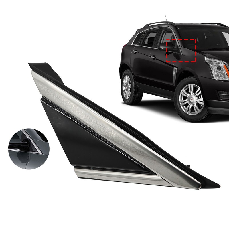 For 2010-2016 Cadillac SRX Right Front Mirror Corner Triangle Molding Fender Fit gallery