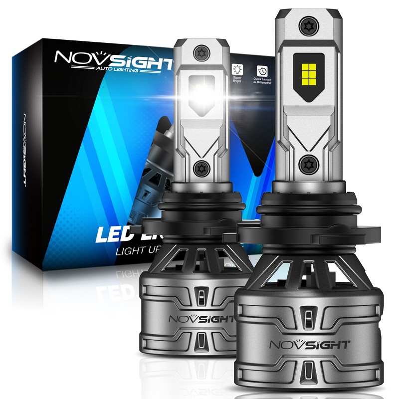 NOVSIGHT HB4 9006 LED Headlight Bulbs Replacement Kit Hi/Low Beam 13000LM White