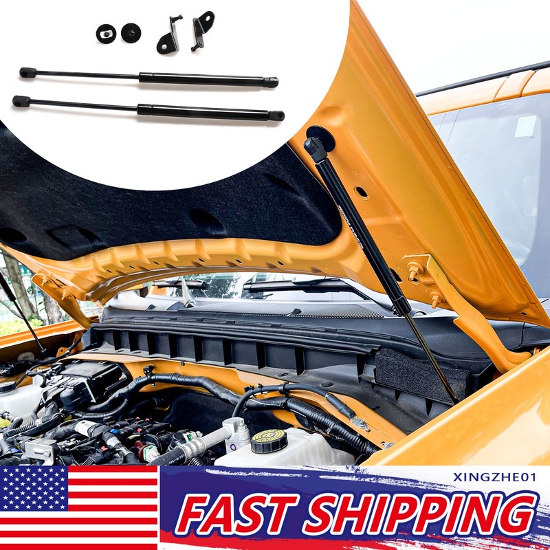 2PCS Front Hood Lift Supports Shocks Accessories For Ford Bronco 2021+ 2/4Door