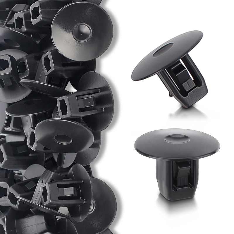 50X Fender Apron Grommet Nut Clips Black 90682-SEA-003 for Honda Acura 963572D