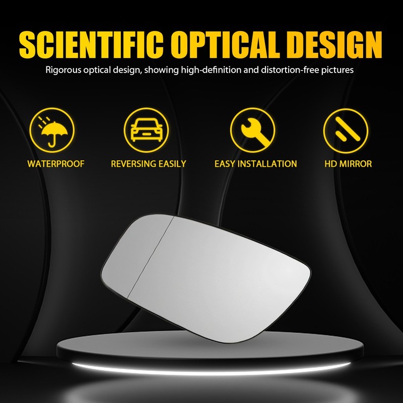 Heated Mirror Glass Fits for 2007 2008 2009 Mercedes-Benz E350 Left&Right NEW US gallery