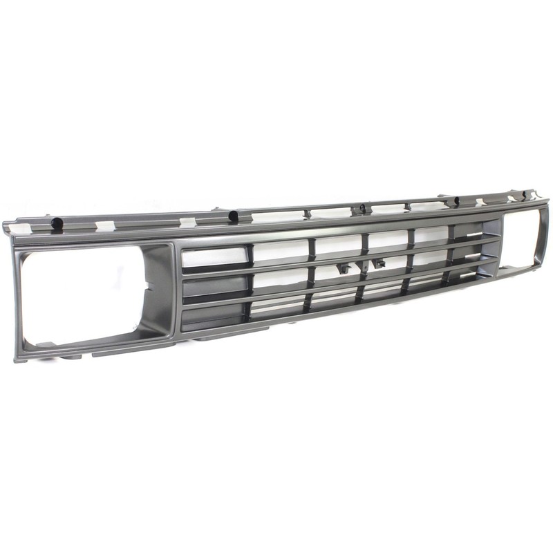 Grille For 87-88 Toyota Pickup Silver Shell w/ Black Insert Plastic gallery
