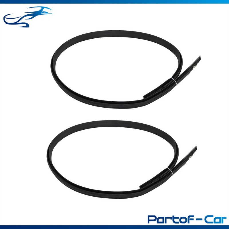 Outer Roof Trim Molding Kit 74306-TR0-A12 Pair New Black For Honda Civic 2012-15
