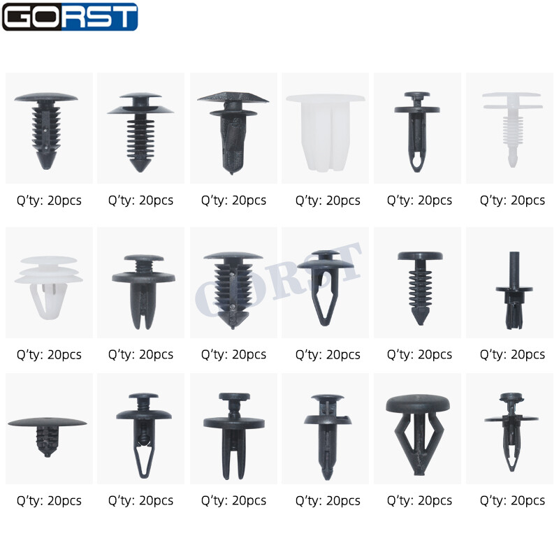 415pc Plastic Rivets Fender Bumper Push Fastener Clips With Tool For Dodge Jeep gallery