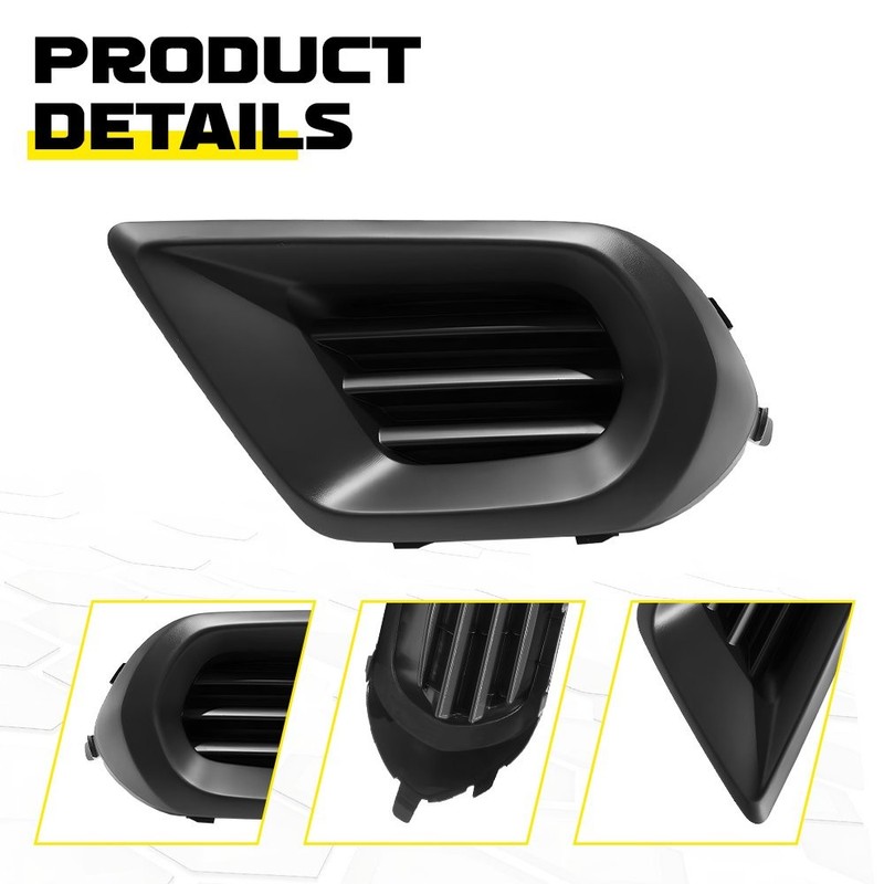 Fog Light Cover For 2014-2016 Subaru Forester Front Right Side RH Textured Black gallery