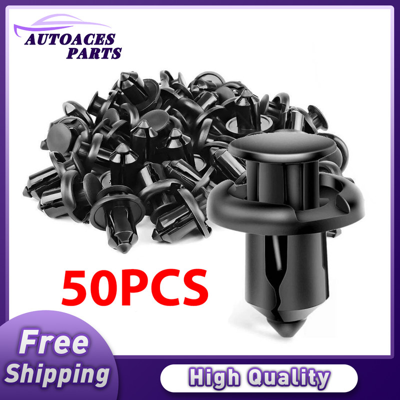 Fits Honda Prelude Hole Plastic Rivets Retainer Fender Bumper Push Pin Fastener