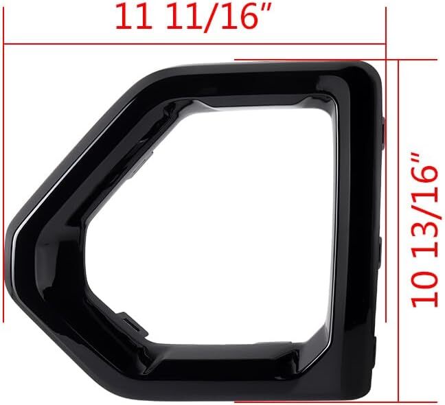 For GMC Sierra 1500 Denali 2019-2022 Fog Light Outer Bezel Cover 84176752 gallery