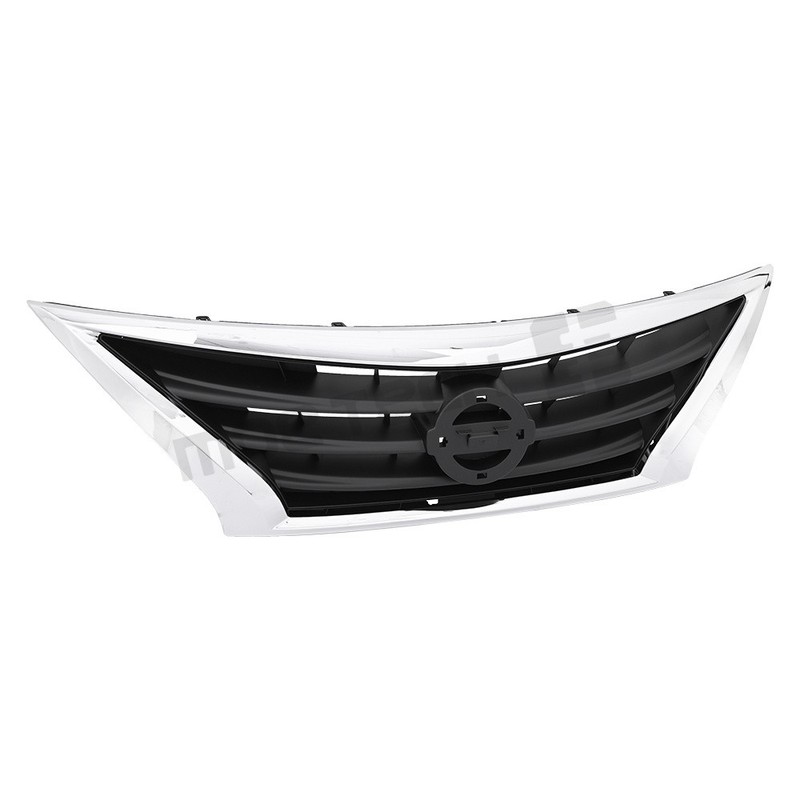 Front Bumper Chrome Grille For 2015 2016 2017 2018 2019 Nissan Versa gallery