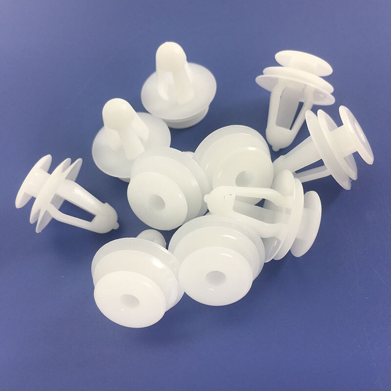 10x Door Trim Panel Fastener Nylon Clips Retainer White For Toyota 67771-02030 gallery