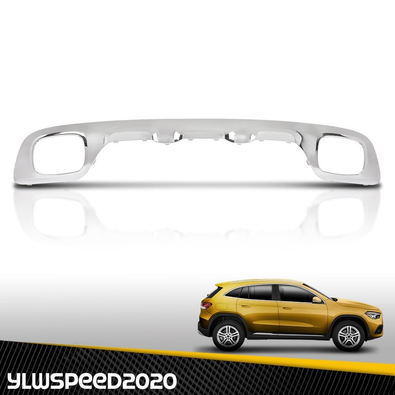 Fit For 2018-2020 Mercedes Benz GLA250 Rear Bumper Valance Panel Silver