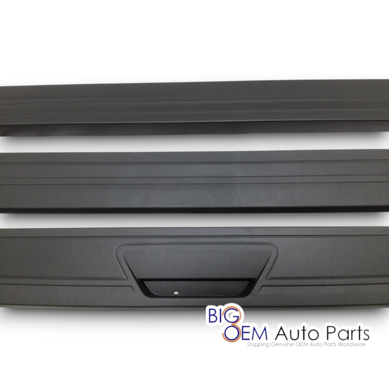 20-26 Chevrolet Silverado HD 6'6" Standard Bed Rail Tailgate Cap Molding Kit OEM gallery