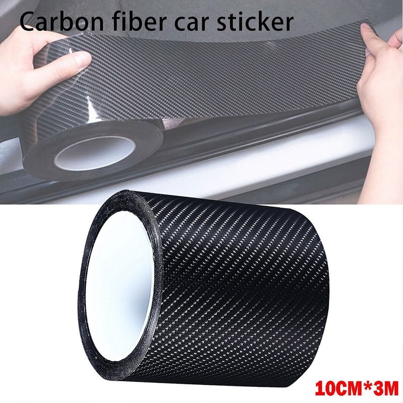 10CM Protector Cover Sill Scuff Car Door Sticker Plate Scratch Anti Bumper Strip