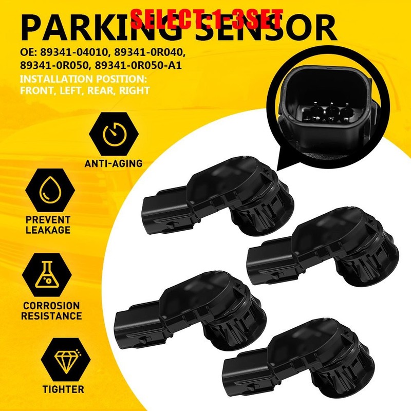 For 2015-2019 Toyota Sequoia 893410R050 Front Rear Parking Sensor Stock 4-12X