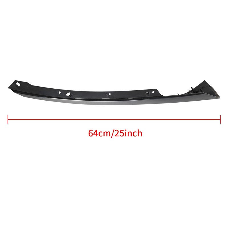 For 2019 2020 Honda Civic Glossy Black Front Headlight Eyelid Molding Trim Pair gallery