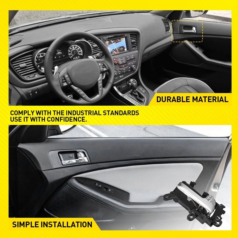 Interior Inner Inside Door Handle Chrome Front Right For Kia Optima 2011-2013 ED gallery