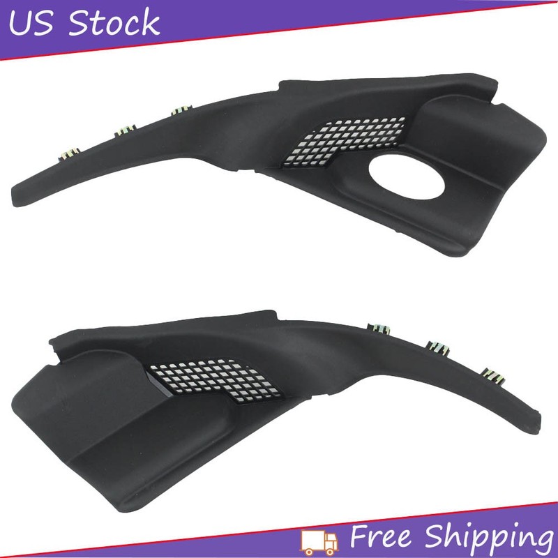 2pcs Front LH+RH Cowl Grille Panel Trim For 2017-2021 Jeep Grand Cherokee