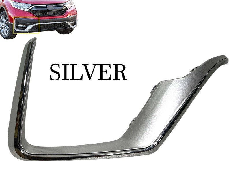 For 2020-2022 Honda CRV CR-V Front Bumper Face Bar Molding Trim Right Silver RH