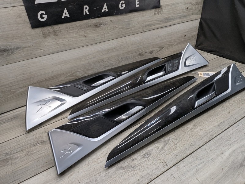 2018-2024 BMW X3 G01 Front Rear Left Right Exterior Door Trim Molding SET gallery