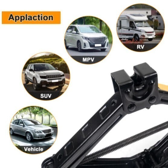 2 Ton Scissor Jack Car SUV Garage Tire Wheel Lug Handle Crank / Wrench Tool Kit gallery