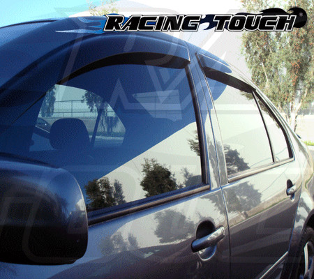 Rain Guards Sun Visor 2.0 MM Outside Mount 4pcs For 93-97 Toyota Corolla AE100