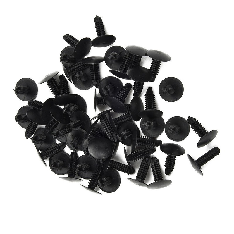 Bumper 50pcs/set Clips Retainer Hole Trim Rivets For Car Plastic Trunks Auto