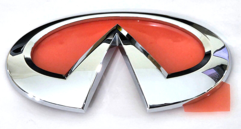15-17 Infiniti 3.7 QX50 FRONT GRILLE EMBLEM CHROME 2015 2016 2017
