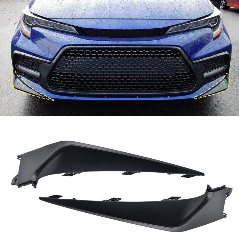 For 2020-2022 Toyota Corolla SE XSE LH+RH Front Bumper Grill Lower Trim Molding