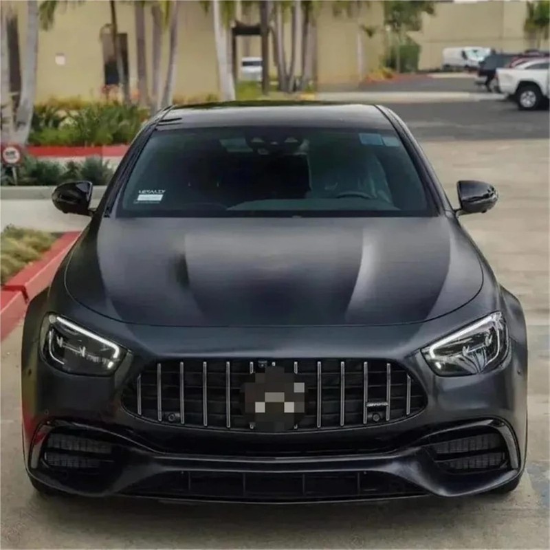 For Mercedes Benz W213 2016-2020 Front Lip Bumper Spoiler Splitter Glossy Black gallery