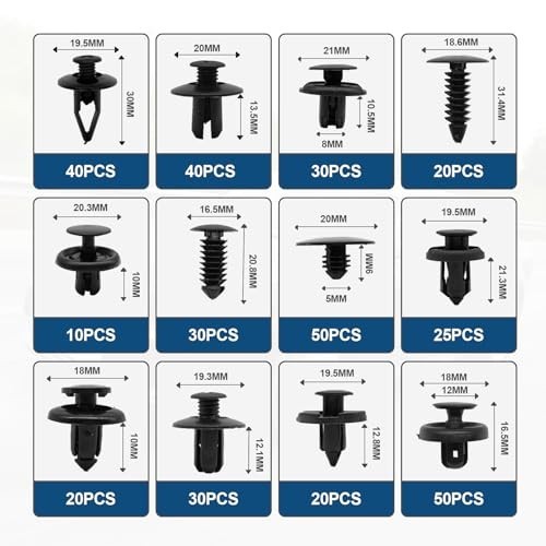 1101PCS Car Door Trim Panel Clips Kit - Auto Push Pin Rivets & Fastener Remover gallery