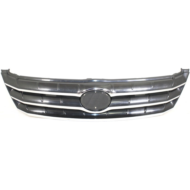 Grille 2005-2007 For Toyota Avalon Textured Black w/Chrome Molding